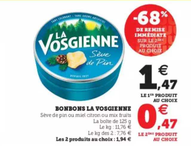 bonbons la vosgienne