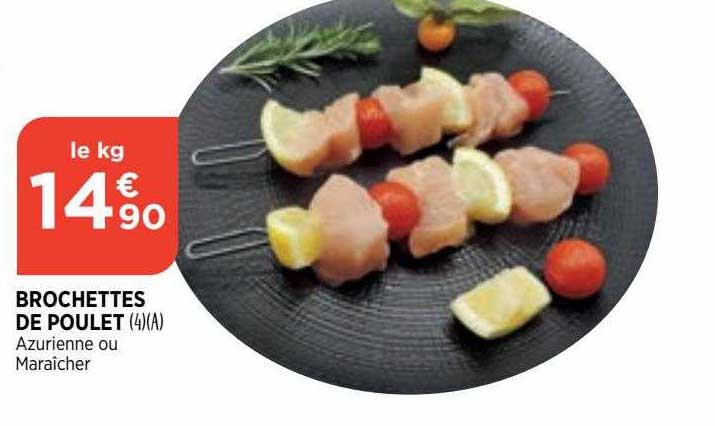 Brochettes De Poulet