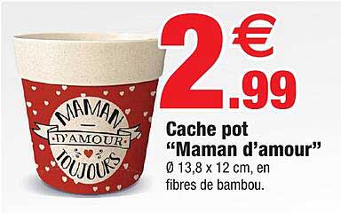 cachet pot "maman d'amour"
