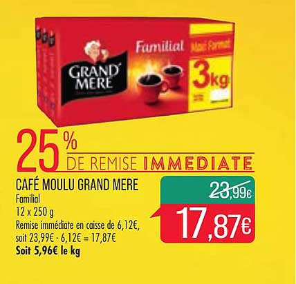 café moulu grand mère
