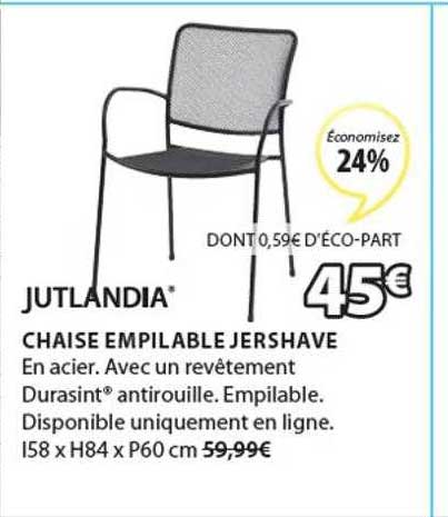 Chaise Empilable Jershave Jutlandia