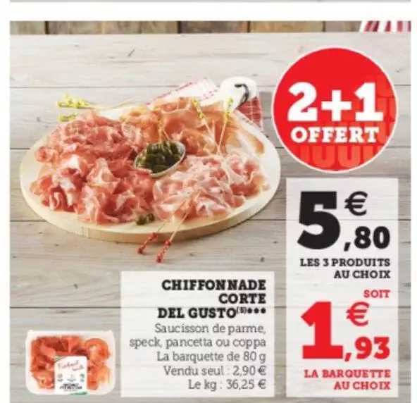 chiffonnade corte del gusto***