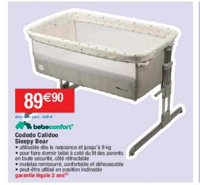 cododo calidoo sleepy bear bebeconfort