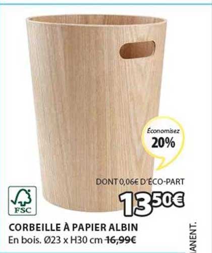 corbeille à papier albin