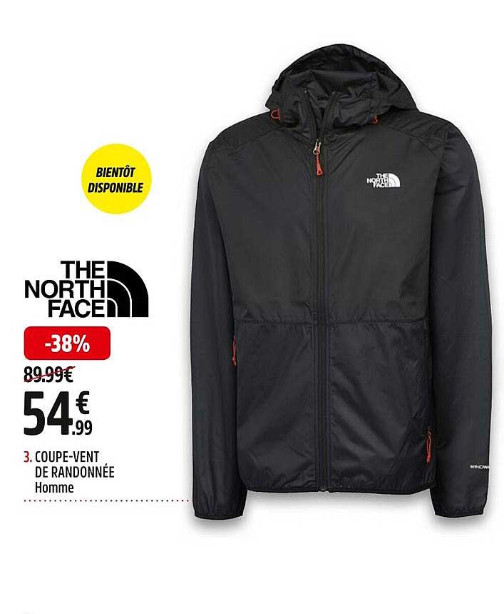 coupe-vent de randonnée homme the north face