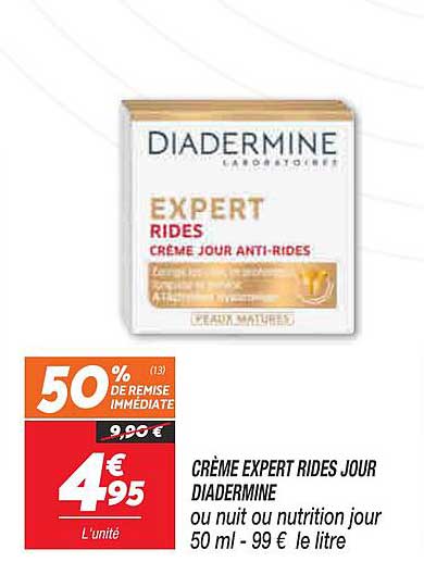 crème expert rides jour diadermine