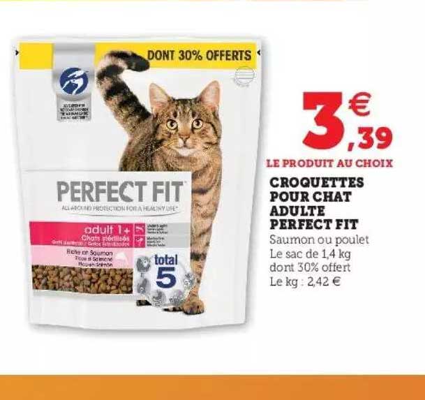 Croquettes Pour Chat Adulte Perfect Fit