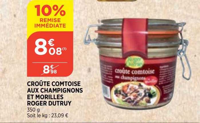 croûte comtoise aux champignons et morilles roger dutruy