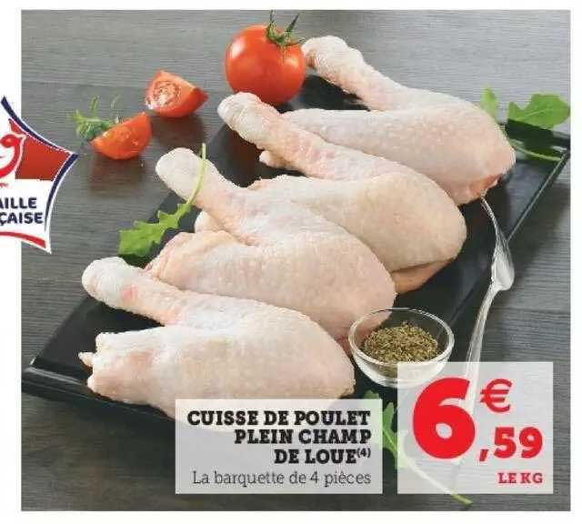 cuisse de poulet plein champ de loué
