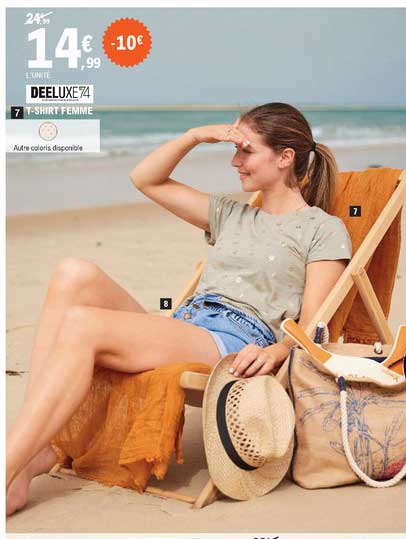 deeluxe74 t-shirt femme