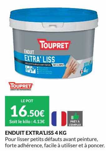 Enduit Extra'liss Toupret