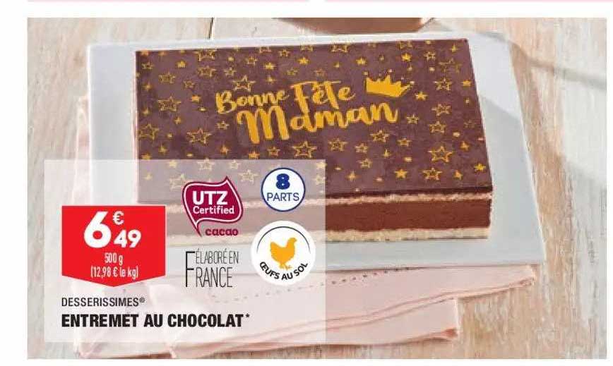 entremet au chocolat desserissimes