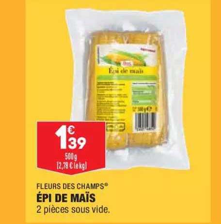 épi de maïs fleurs des champs