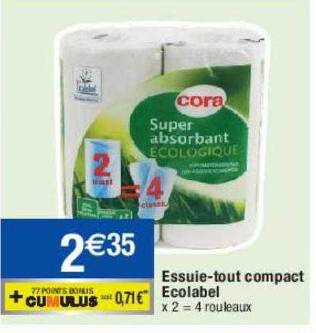 Essuie-tout Compact Ecolabel