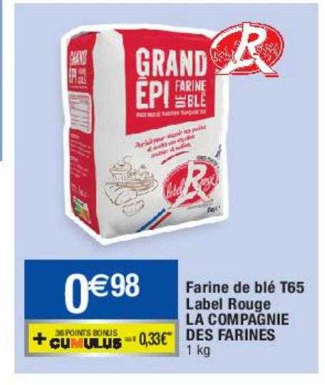 farine de blé t65 label rouge la compagnie des farines