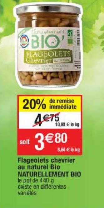 flageolets chevrier au naturel bio naturellement bio