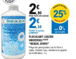 floculant liquide universel "beaux jours"