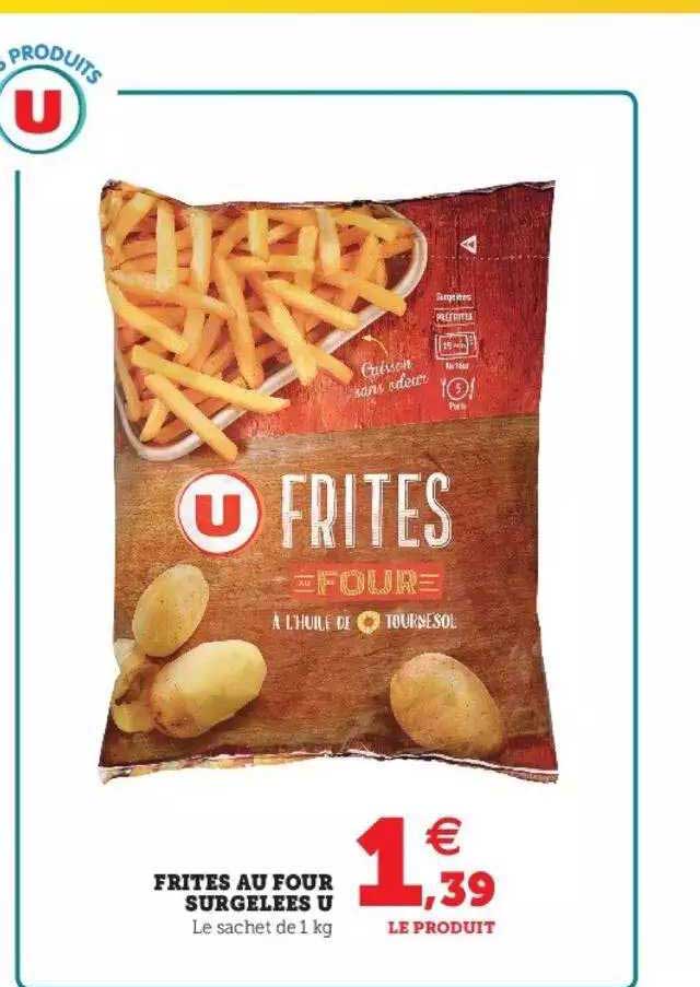 Frites Au Four Surgelées U