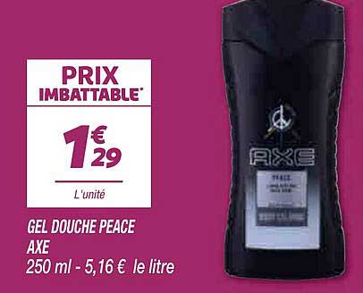 gel douche peace axe