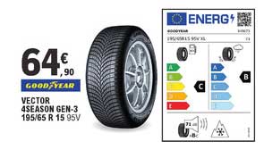 good year vector 4season gen-3 195-65 r 15