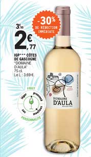 Igp Côtes De Gascogne "domaine D'aula" -30% De Réduction Immédiate