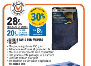 Jeu De Tapis Sur-mesur "tech9"