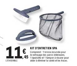 kit d'entretien spa
