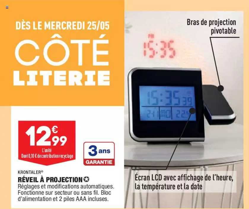 Krontaler Réveil à Projection