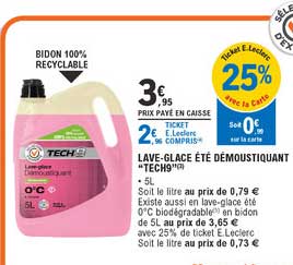 lave-glace été démoustiquant "tech9"