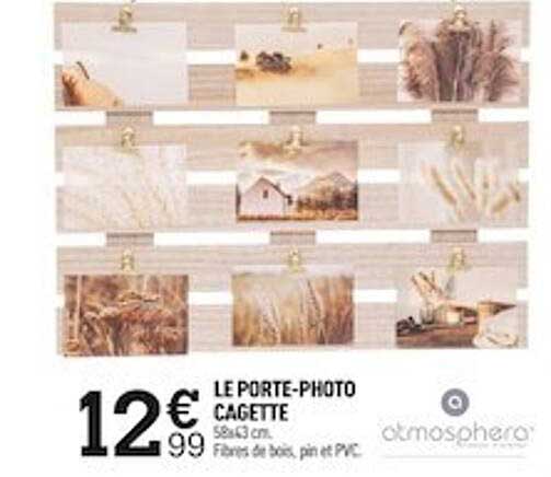 Le Porte-phot Cagette Atmosphera