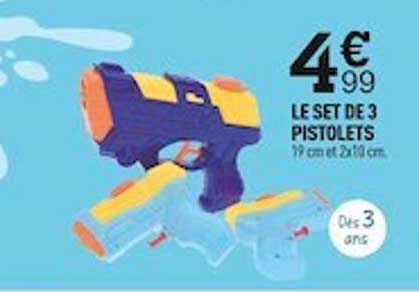 Le Set De 3 Pistolets