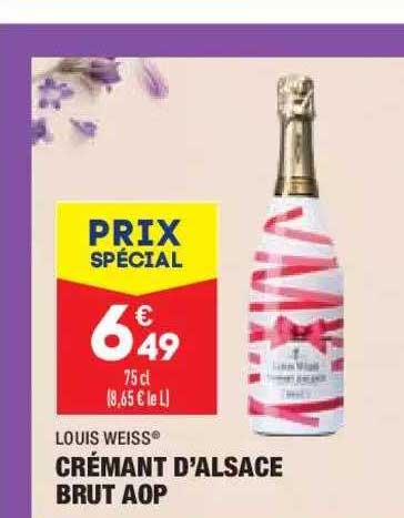 louis weiss crémant d'alsace brut aop