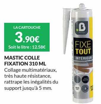 mastic colle fixation fixe tou
