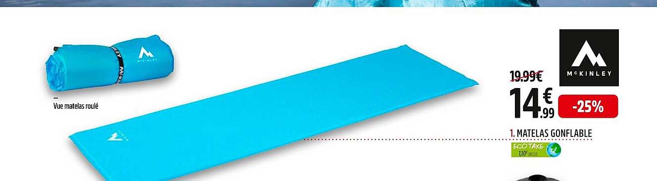 matelas gonflable mckinley