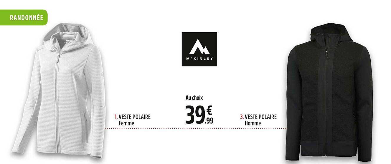 mckinley veste polaire femme ou homme