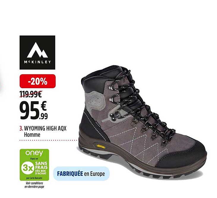 mckinley wyoming high aqx homme