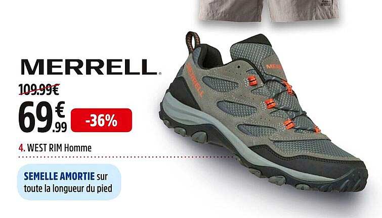 merrell west rim homme