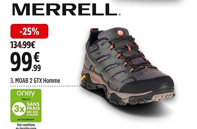 moab 2 gtx homme merrell