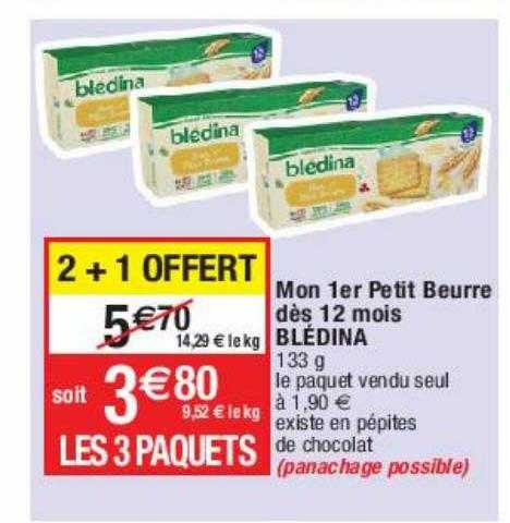 mon 1er petit beurre dès 12 mois blédina