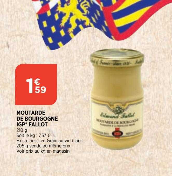 moutarde de bourgogne igp fallot