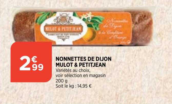 nonnettes de dijon mulot & petitjean