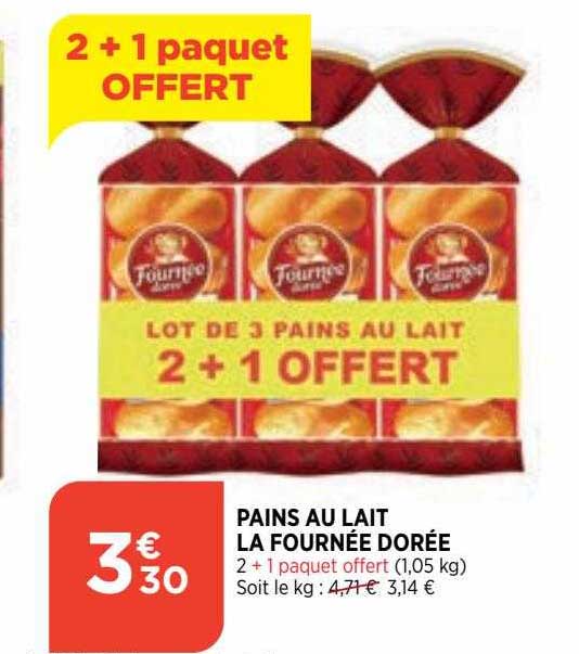 pains au lait la fournée dorée