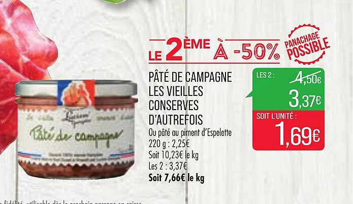 pâté de campagne les vieilles conserves d'autrefois