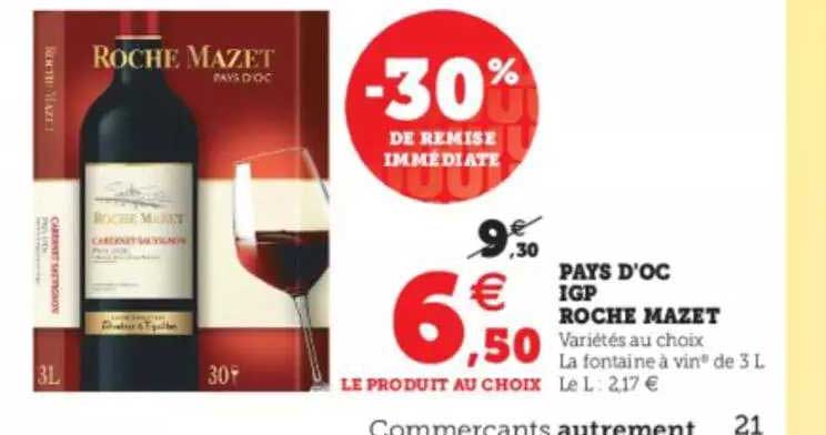 pays d'oc igp roche mazet