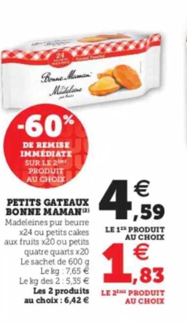 petites gâteaux bonne maman