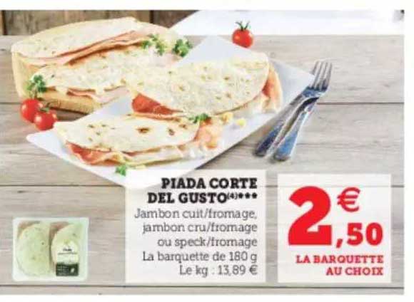 piada corte del gusto***