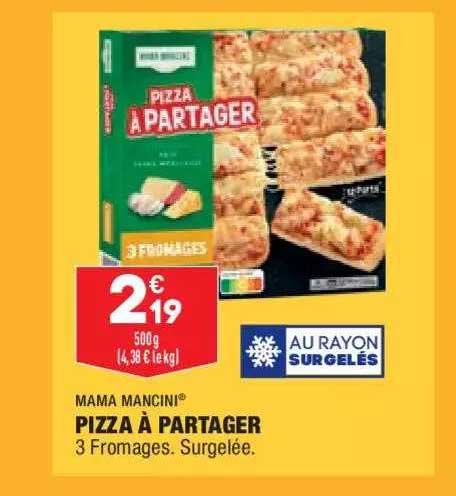 pizza à partager mama mancini