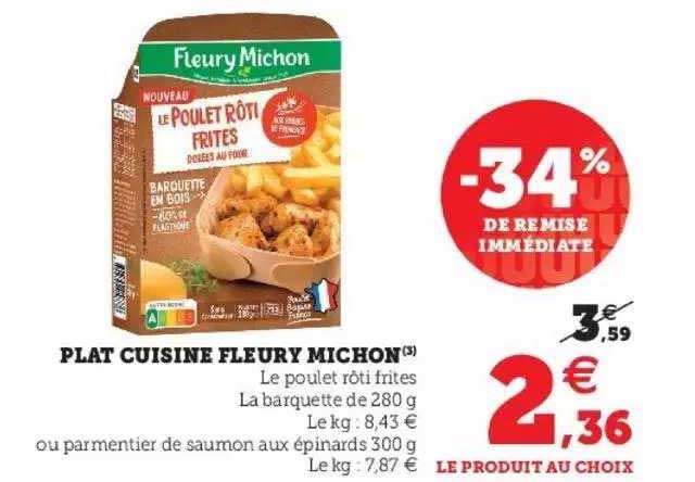 plat cuisiné fleury michon