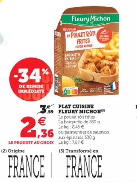 plat cuisine fleury michon