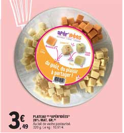 Plateau "apér'idées" 28% Mat Gr